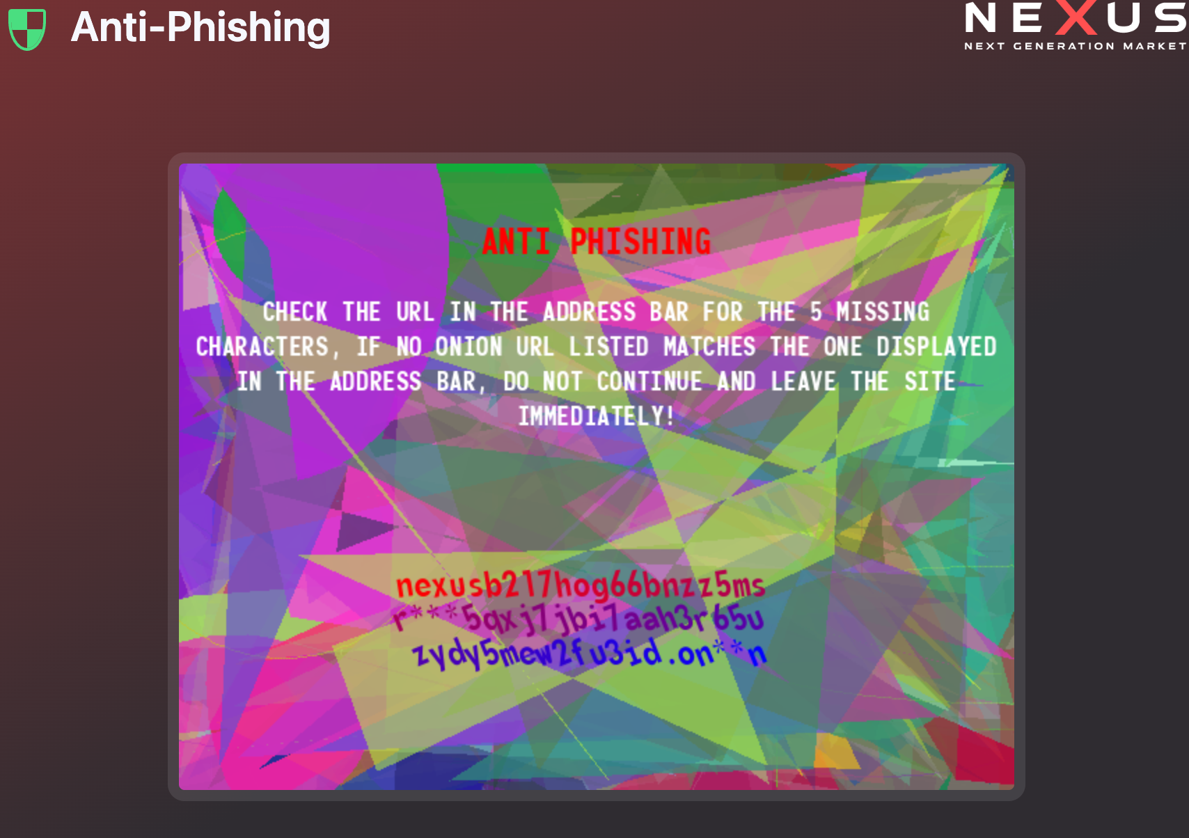 Nexus onion